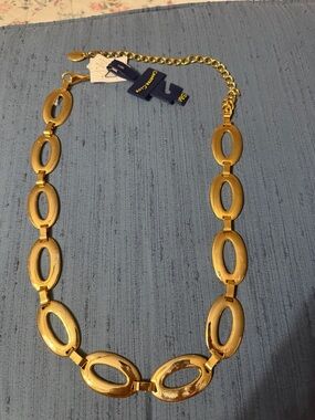 Charter Club Gold Oval Link Necklace